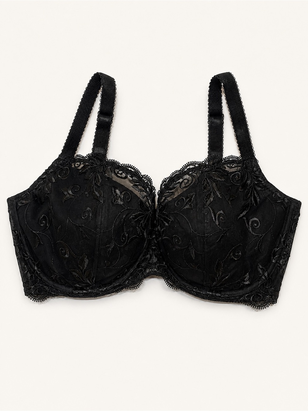 Soma Sensuous Women’s Size 34G Black Lace Balconette Bra